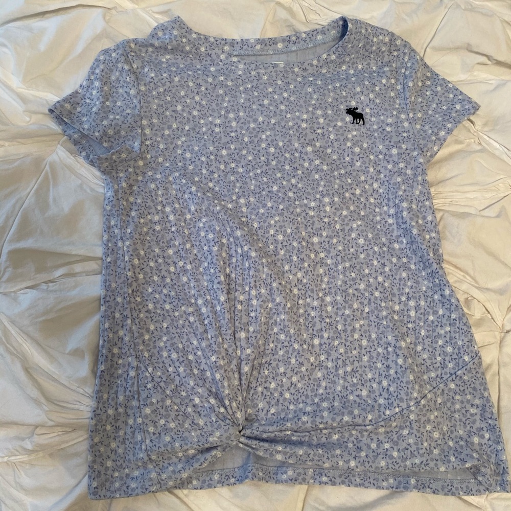 light blue shirt from abercrombie and fitch